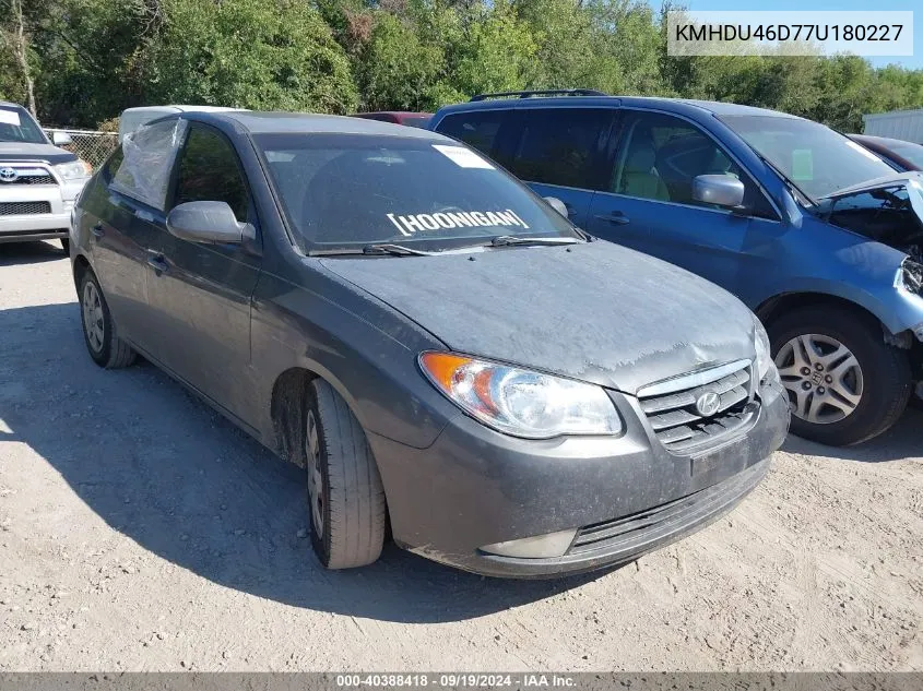 KMHDU46D77U180227 2007 Hyundai Elantra Gls/Limited/Se