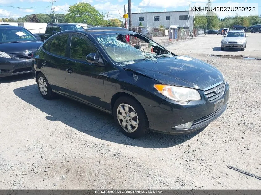 KMHDU46D37U250225 2007 Hyundai Elantra Gls/Limited/Se