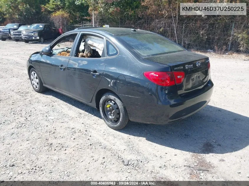 KMHDU46D37U250225 2007 Hyundai Elantra Gls/Limited/Se