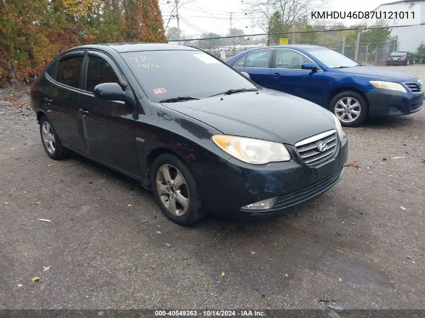 2007 Hyundai Elantra Gls/Limited/Se VIN: KMHDU46D87U121011 Lot: 40549363