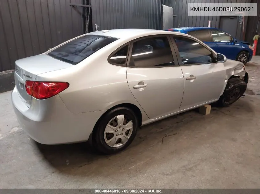 KMHDU46D08U290621 2008 Hyundai Elantra Gls/Se