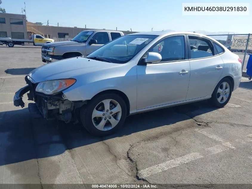 KMHDU46D38U291830 2008 Hyundai Elantra Gls/Se