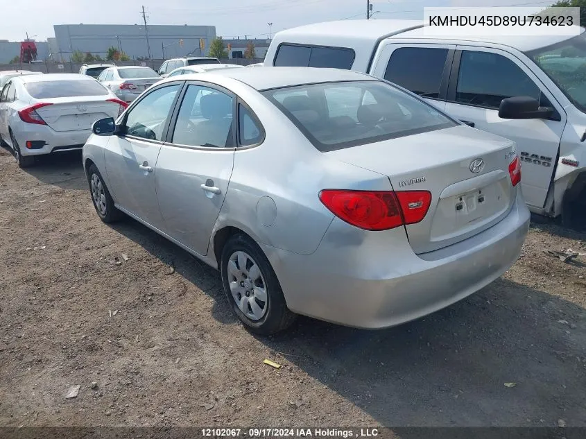 KMHDU45D89U734623 2009 Hyundai Elantra