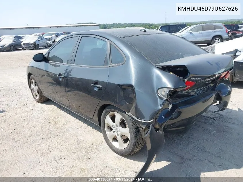 KMHDU46D79U627626 2009 Hyundai Elantra Se