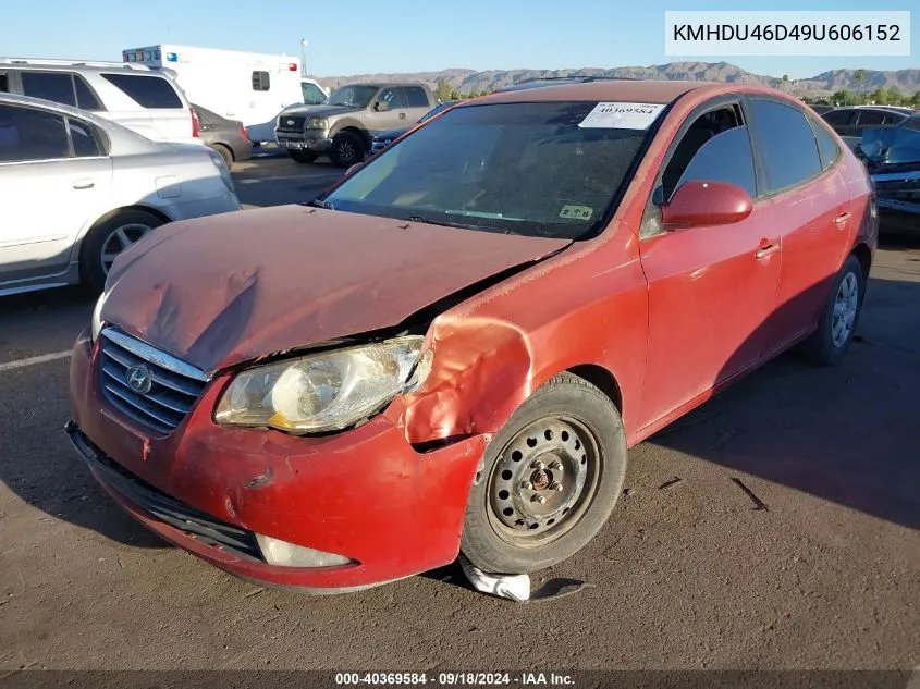 KMHDU46D49U606152 2009 Hyundai Elantra Gls