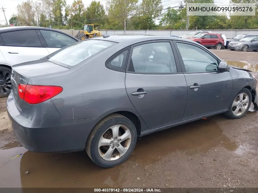 2009 Hyundai Elantra Se VIN: KMHDU46D99U595276 Lot: 40379142