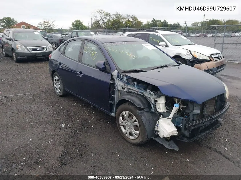 KMHDU46D99U729607 2009 Hyundai Elantra Gls