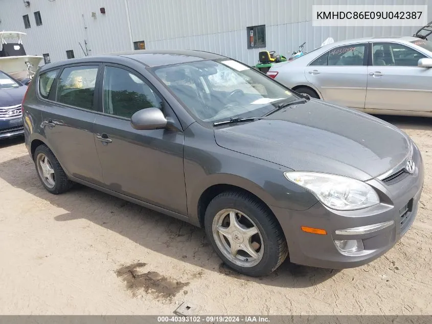 2009 Hyundai Elantra Touring VIN: KMHDC86E09U042387 Lot: 40393102