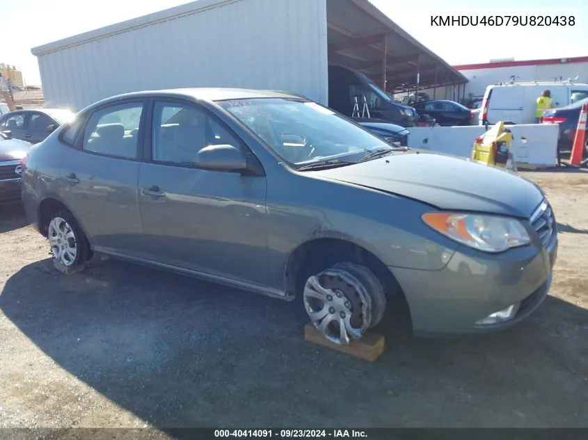 2009 Hyundai Elantra Gls VIN: KMHDU46D79U820438 Lot: 40414091