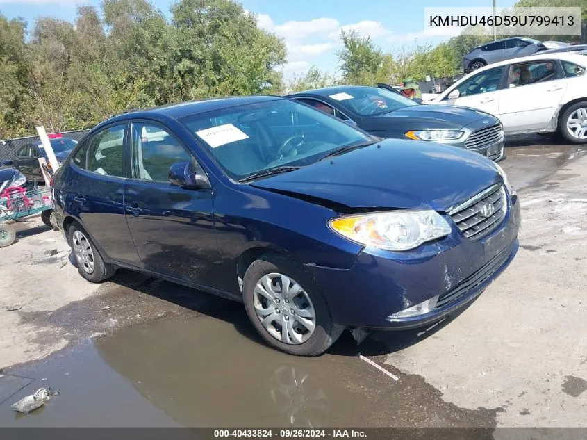 KMHDU46D59U799413 2009 Hyundai Elantra Gls