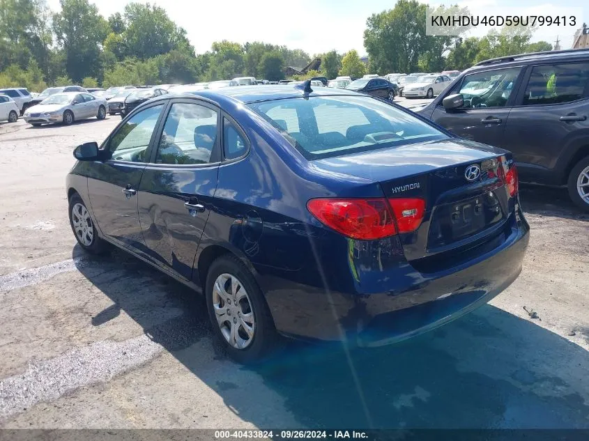 KMHDU46D59U799413 2009 Hyundai Elantra Gls