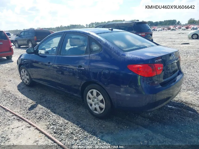 2009 Hyundai Elantra Gls VIN: KMHDU46DX9U606642 Lot: 40433930