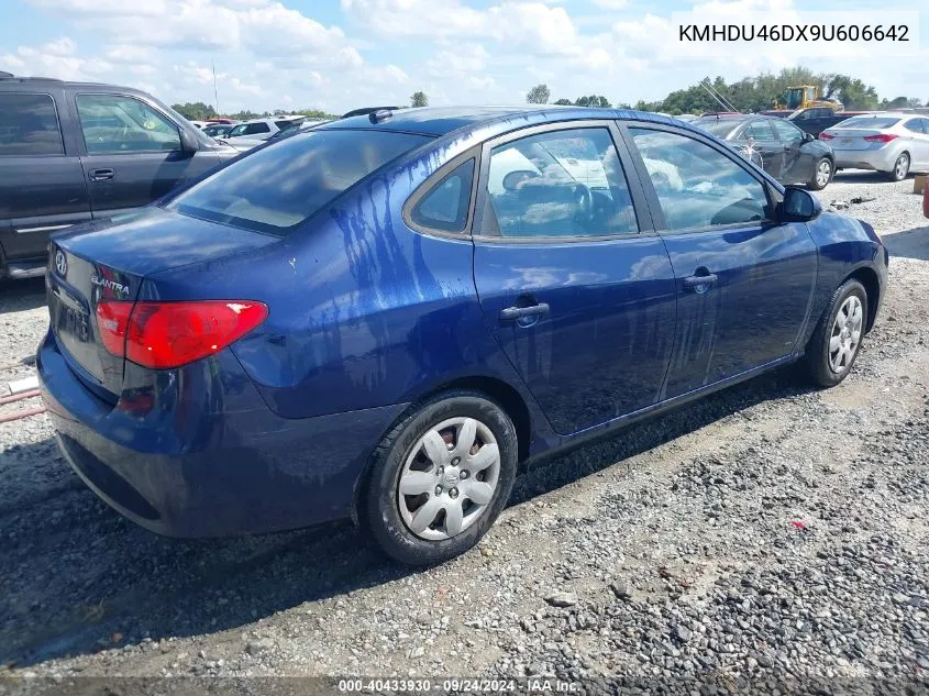 KMHDU46DX9U606642 2009 Hyundai Elantra Gls