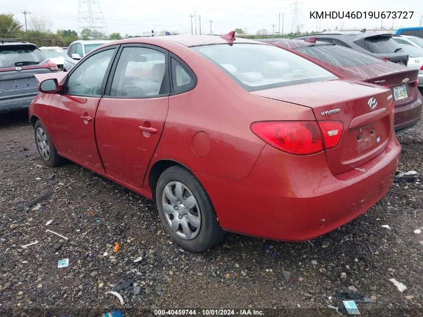 KMHDU46D19U673727 2009 Hyundai Elantra Gls/Se