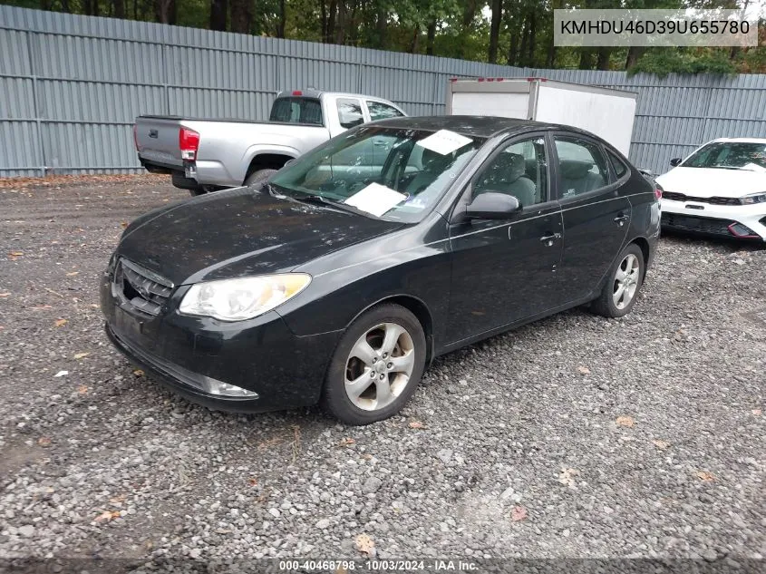 2009 Hyundai Elantra Se VIN: KMHDU46D39U655780 Lot: 40468798