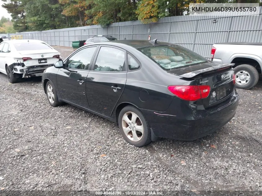 2009 Hyundai Elantra Se VIN: KMHDU46D39U655780 Lot: 40468798