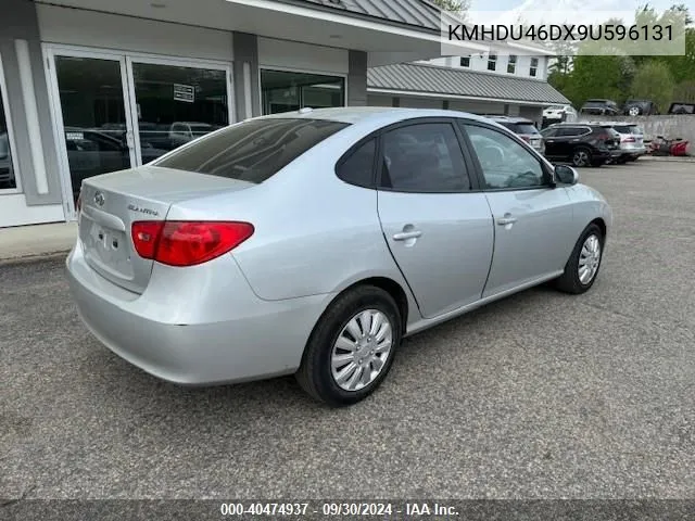 2009 Hyundai Elantra Se VIN: KMHDU46DX9U596131 Lot: 40474937