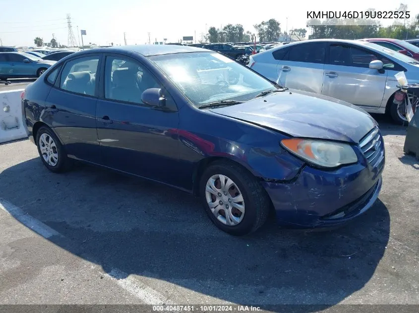 KMHDU46D19U822525 2009 Hyundai Elantra Gls