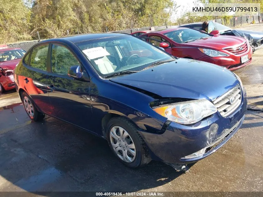 2009 Hyundai Elantra Gls VIN: KMHDU46D59U799413 Lot: 40519436