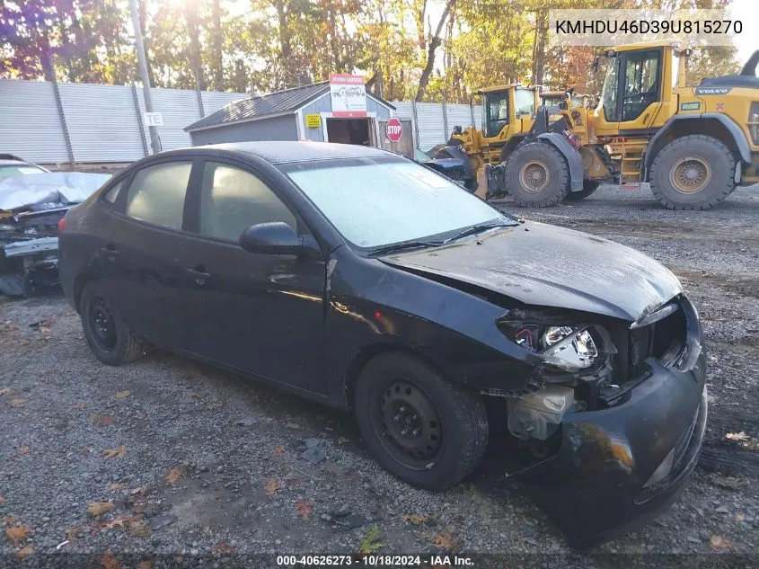 KMHDU46D39U815270 2009 Hyundai Elantra Gls