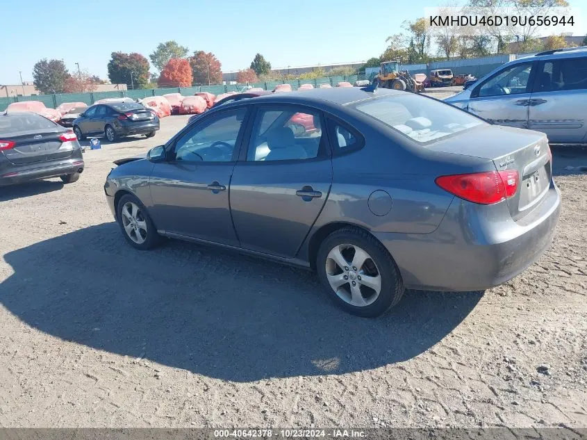 2009 Hyundai Elantra Se VIN: KMHDU46D19U656944 Lot: 40642378