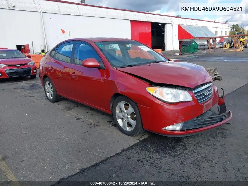 2009 Hyundai Elantra Se VIN: KMHDU46DX9U604521 Lot: 40708042