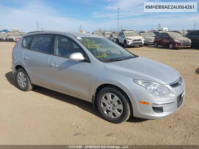 2010 Hyundai Elantra Touring Gls VIN: KMHDB8AE2AU064261 Lot: 12121840