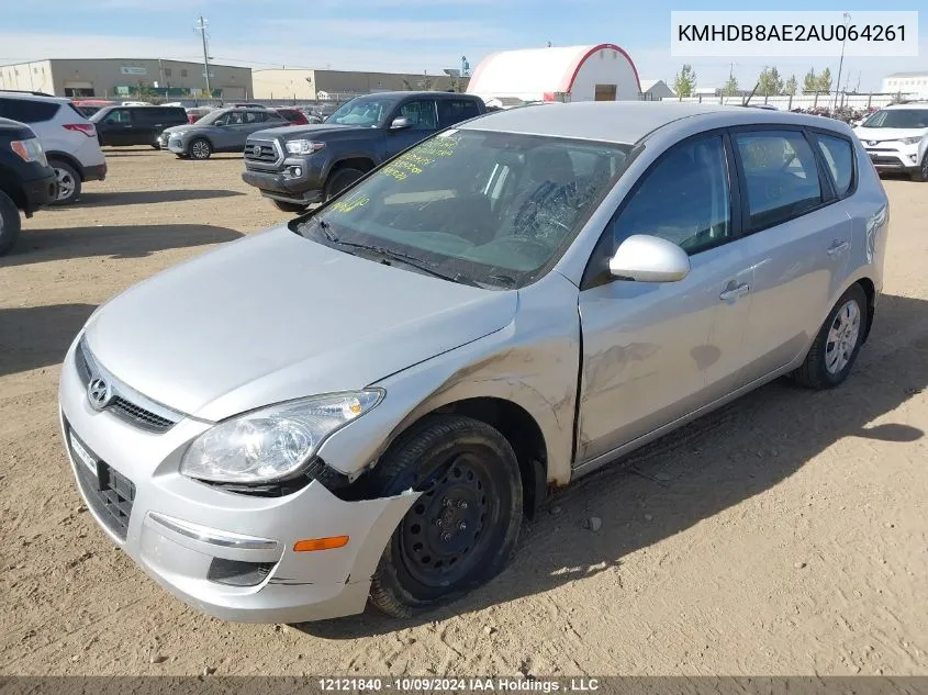 2010 Hyundai Elantra Touring Gls VIN: KMHDB8AE2AU064261 Lot: 12121840