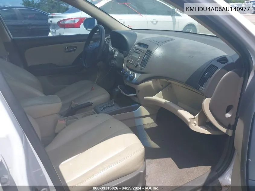 KMHDU4AD6AU140977 2010 Hyundai Elantra Gls