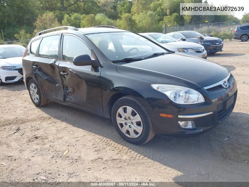 2010 Hyundai Elantra Touring Gls/Se VIN: KMHDC8AE3AU072639 Lot: 40309067