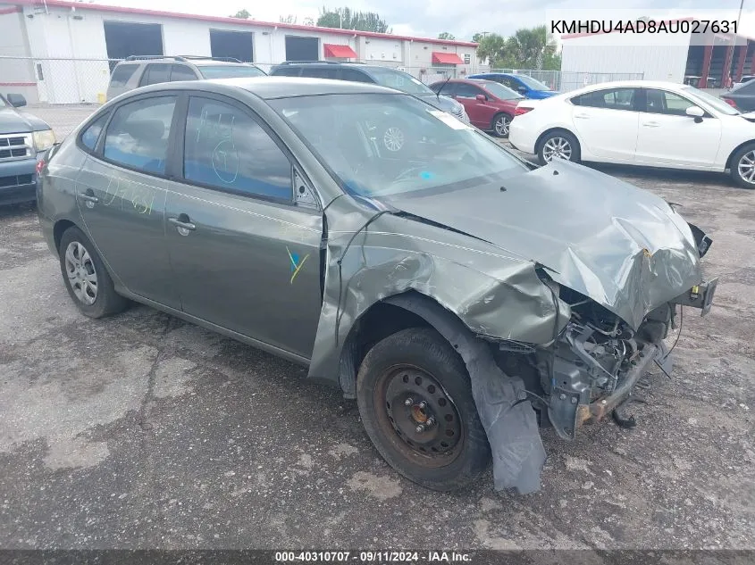 KMHDU4AD8AU027631 2010 Hyundai Elantra Gls