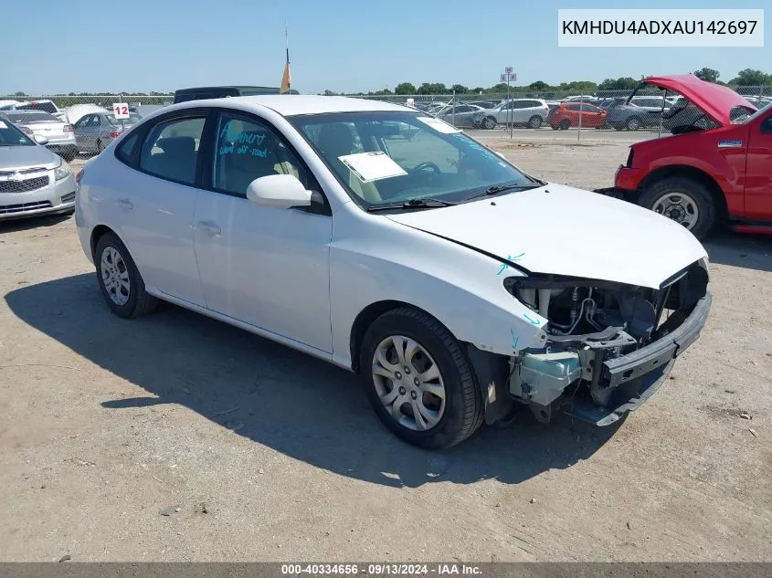 2010 Hyundai Elantra Gls VIN: KMHDU4ADXAU142697 Lot: 40334656