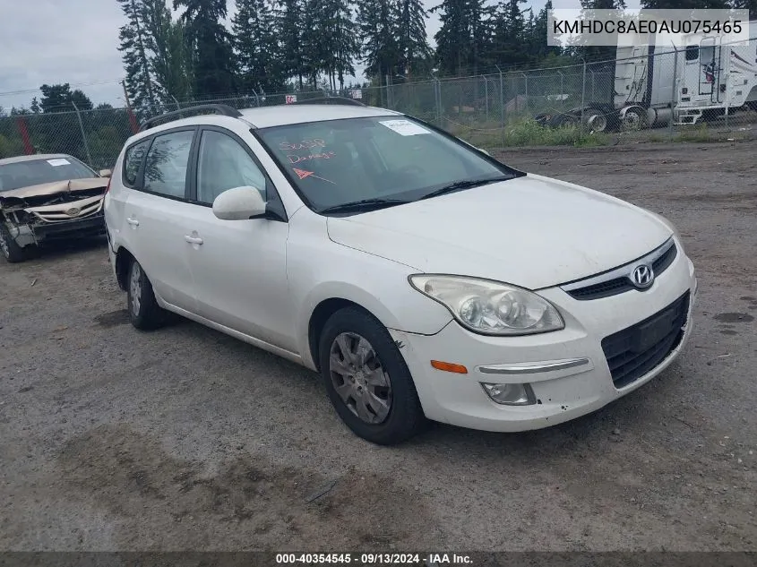 KMHDC8AE0AU075465 2010 Hyundai Elantra Touring Gls