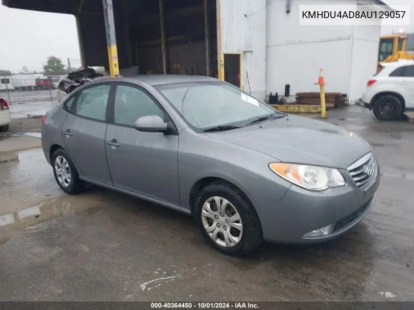 KMHDU4AD8AU129057 2010 Hyundai Elantra Gls