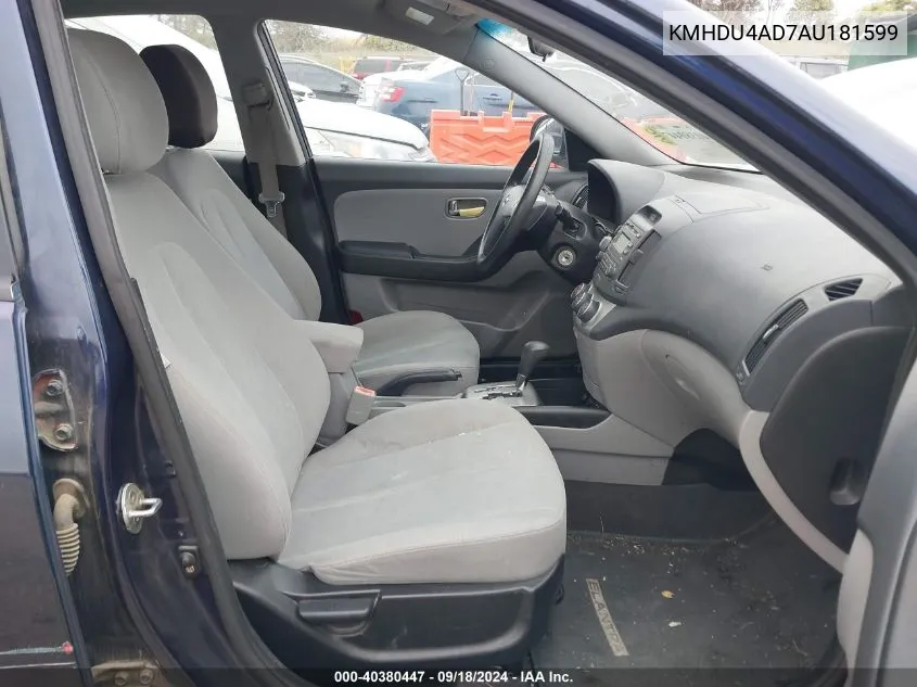 KMHDU4AD7AU181599 2010 Hyundai Elantra Gls