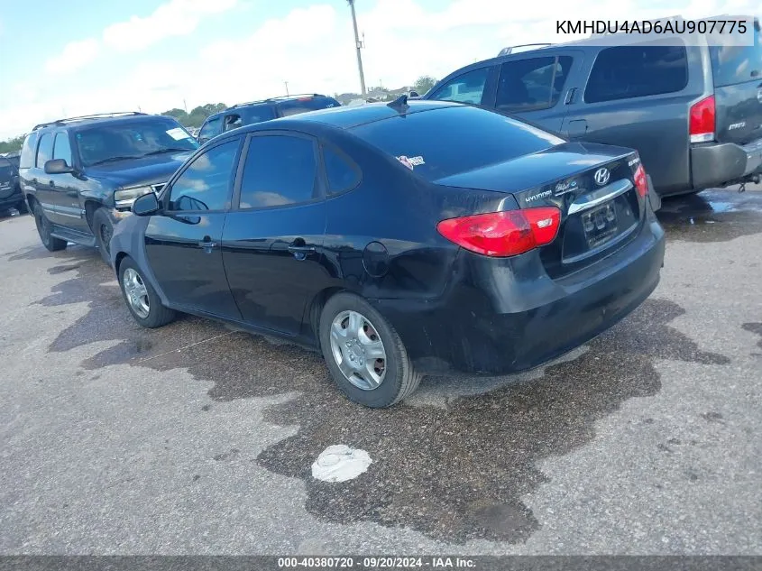 2010 Hyundai Elantra Gls VIN: KMHDU4AD6AU907775 Lot: 40380720