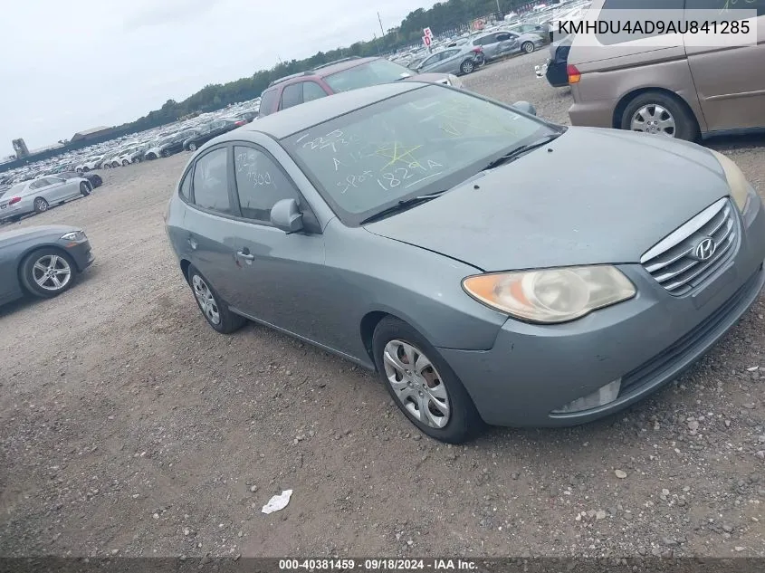 2010 Hyundai Elantra Gls VIN: KMHDU4AD9AU841285 Lot: 40381459