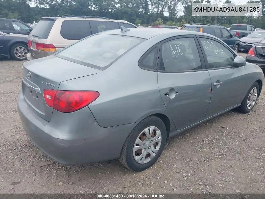 KMHDU4AD9AU841285 2010 Hyundai Elantra Gls