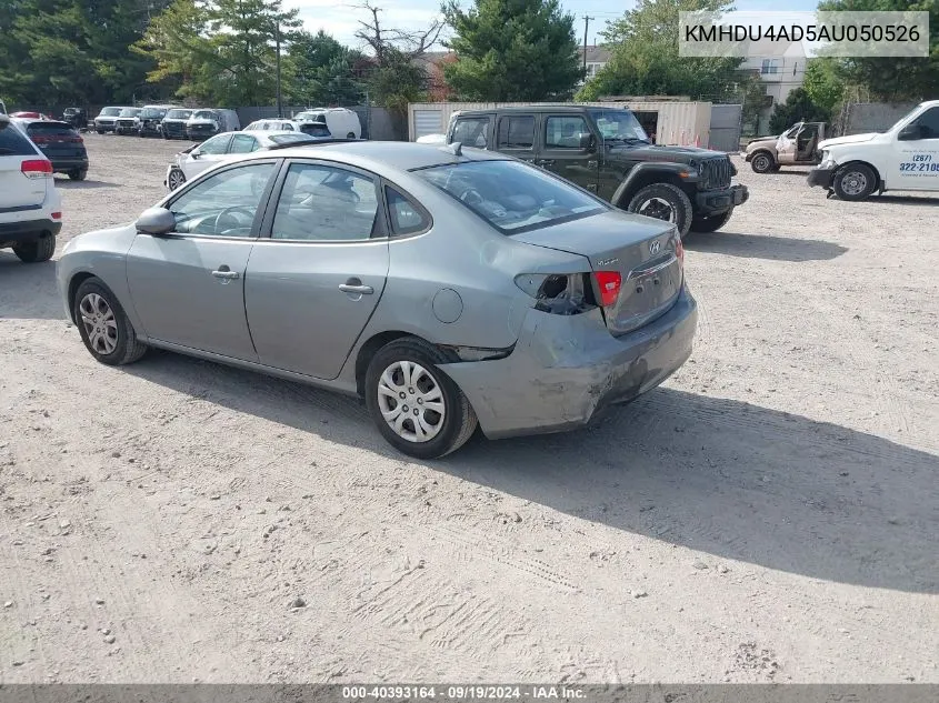 2010 Hyundai Elantra Gls VIN: KMHDU4AD5AU050526 Lot: 40393164