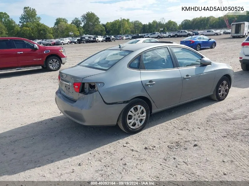 2010 Hyundai Elantra Gls VIN: KMHDU4AD5AU050526 Lot: 40393164