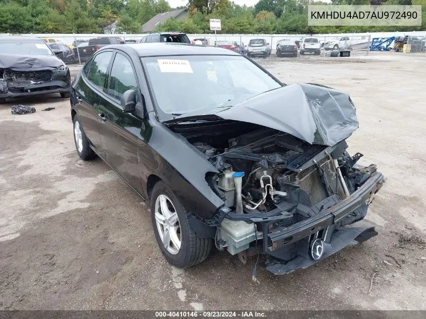 KMHDU4AD7AU972490 2010 Hyundai Elantra Gls