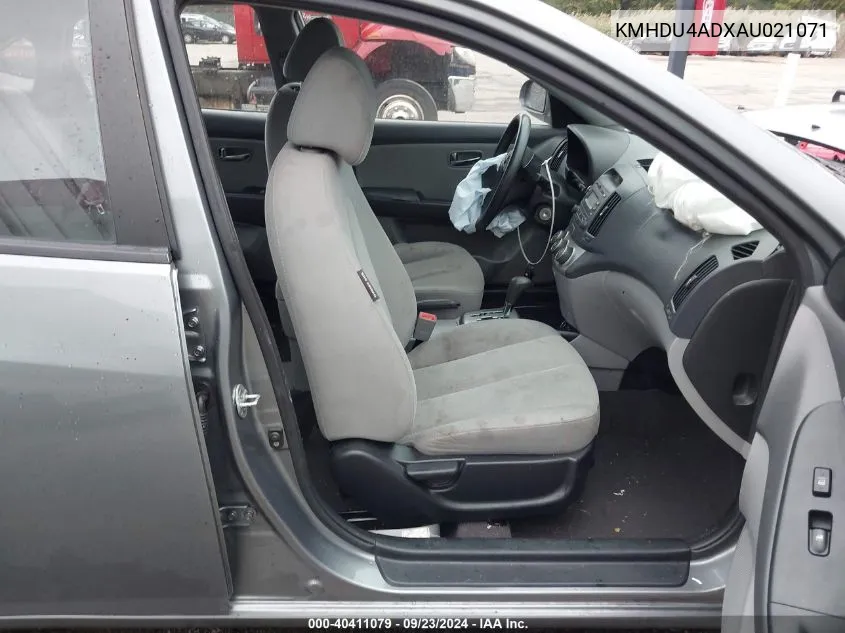 KMHDU4ADXAU021071 2010 Hyundai Elantra Gls