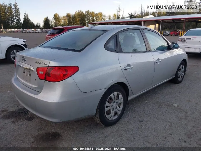 KMHDU4AD7AU076528 2010 Hyundai Elantra Gls