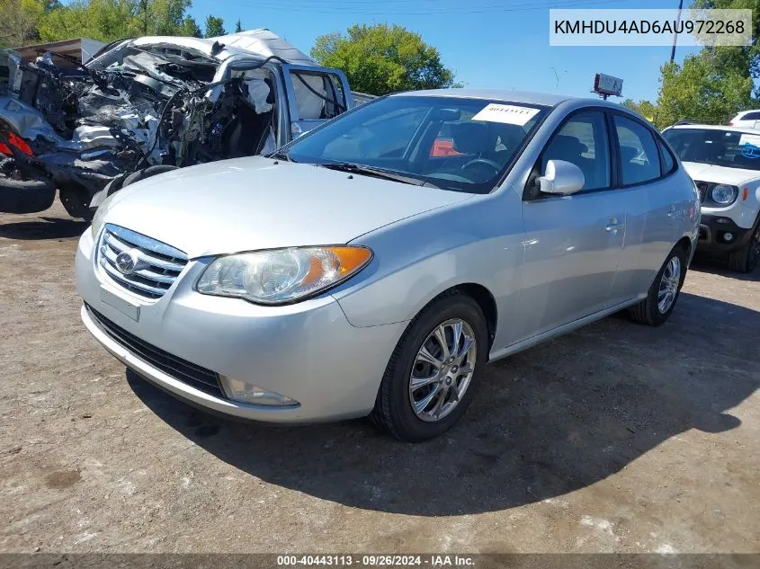 KMHDU4AD6AU972268 2010 Hyundai Elantra Gls