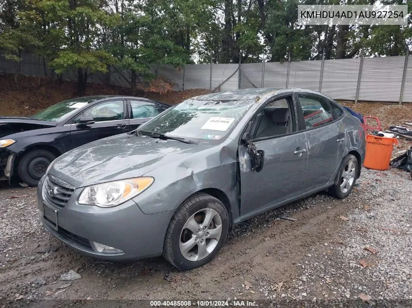 2010 Hyundai Elantra Se VIN: KMHDU4AD1AU927254 Lot: 40485008