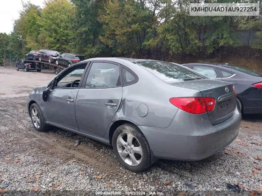 KMHDU4AD1AU927254 2010 Hyundai Elantra Se