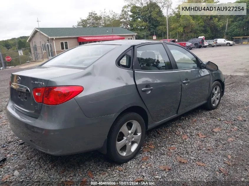 KMHDU4AD1AU927254 2010 Hyundai Elantra Se