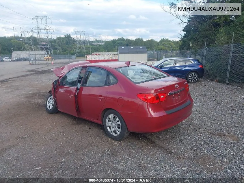 KMHDU4ADXAU970264 2010 Hyundai Elantra Gls