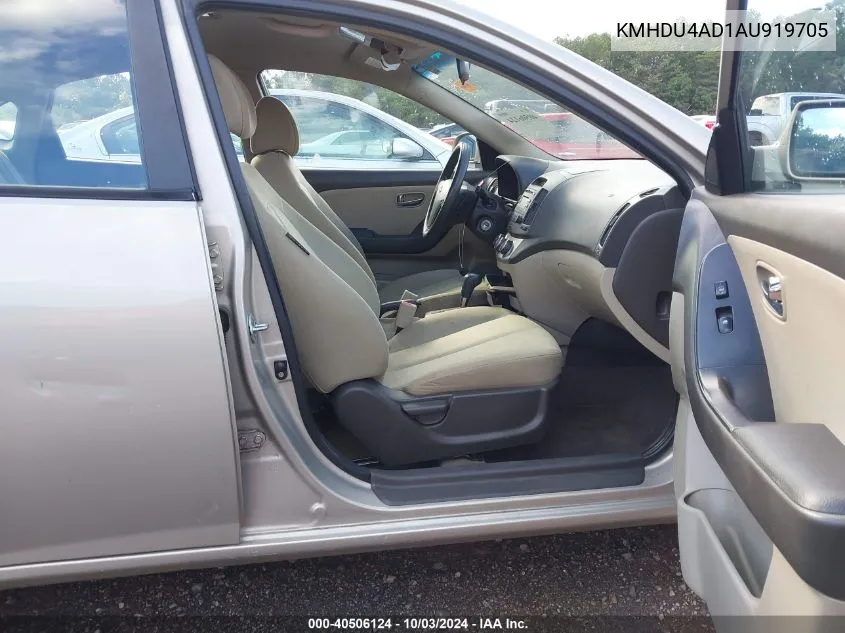 KMHDU4AD1AU919705 2010 Hyundai Elantra Gls