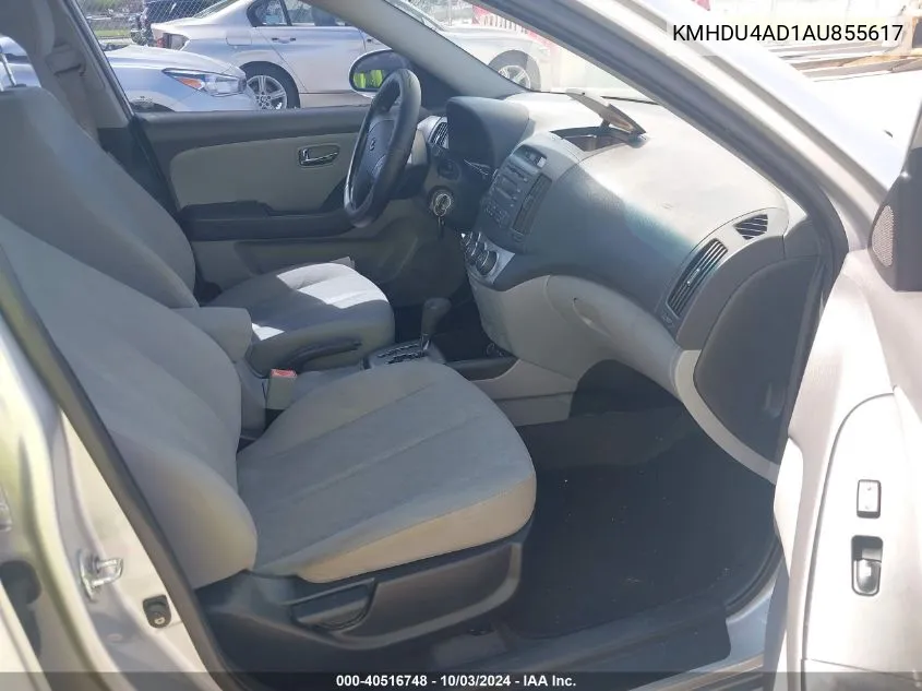 KMHDU4AD1AU855617 2010 Hyundai Elantra Gls